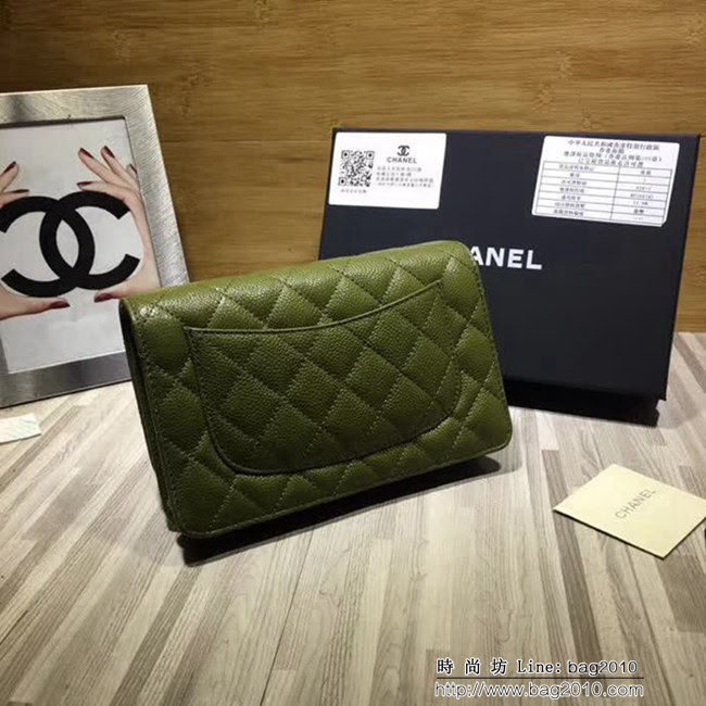 香奈兒CHANEL 007原版球紋WOC單肩斜跨鏈條小包 可作為手包 DSC1392